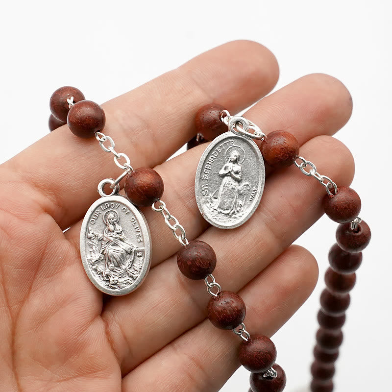 Classic Iconostasis Handmade Olive Wood Rosary