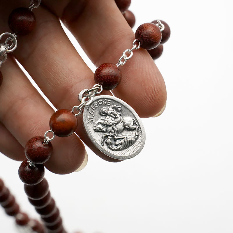 Classic Iconostasis Handmade Olive Wood Rosary