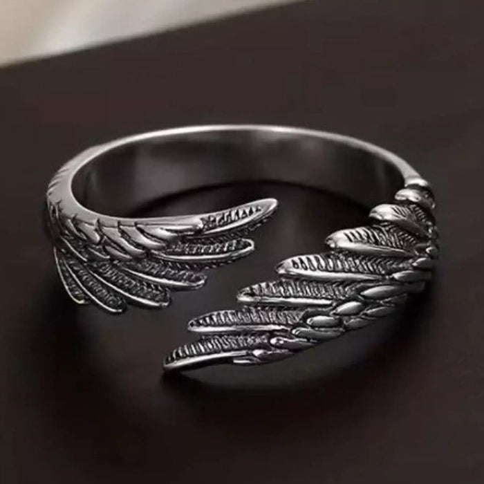 Pure Angel Wings Adjustable Ring
