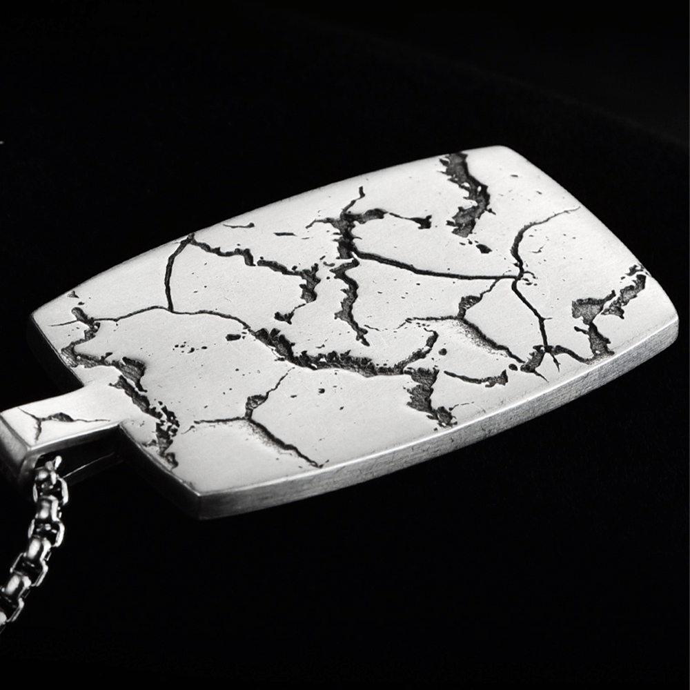 925 Sterling Silver Retro Style Star of Bethlehem Pendant Necklace
