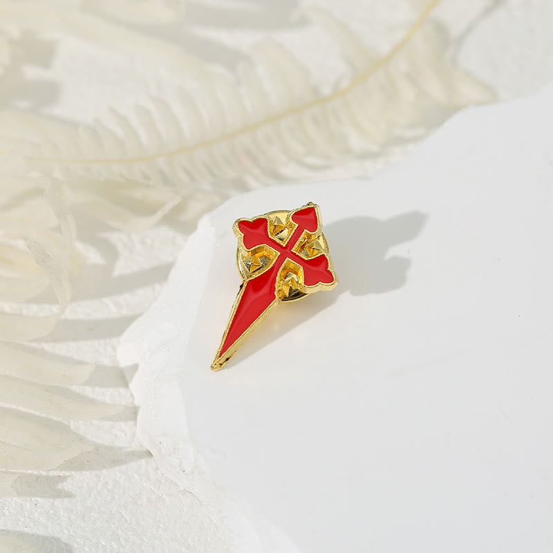 4pcs/set Retro Fresh Style Anti-exposure Pin Fashion Religion Brooch