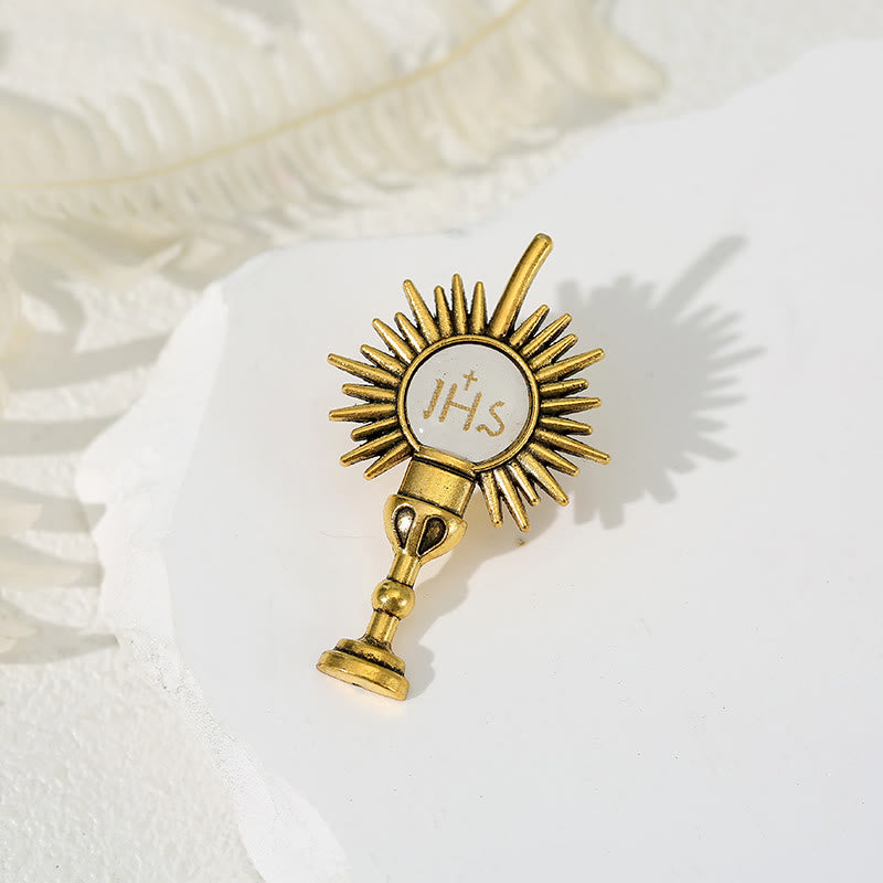 4pcs/set Retro Fresh Style Anti-exposure Pin Fashion Religion Brooch