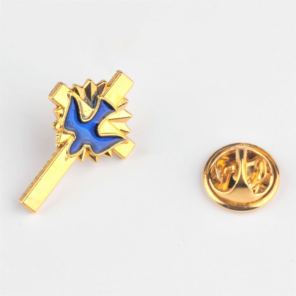 4pcs/set Retro Style Holy Spirit Cross Anti-exposure Pin Fashion Religion Brooch