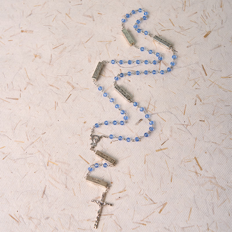 The Mysteries Rosary Engraved Mystery Bar