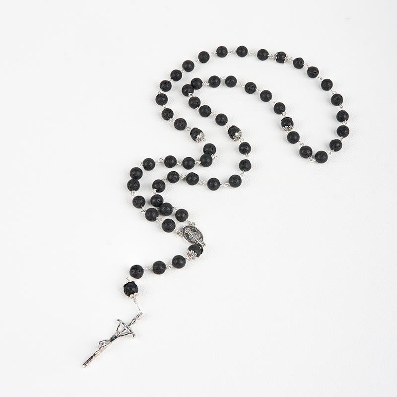 Volcanic Pulse Rosary: A Devotional Thread Woven with Christ's Love