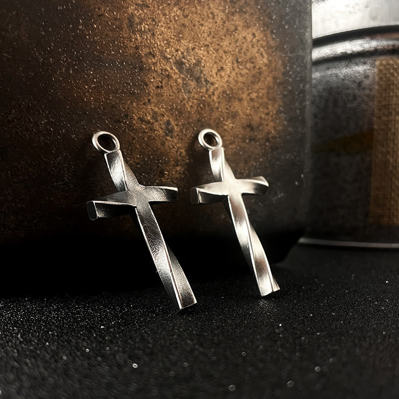 999 Sterling Silver Cross Necklace: A Touch of Elegant Edge
