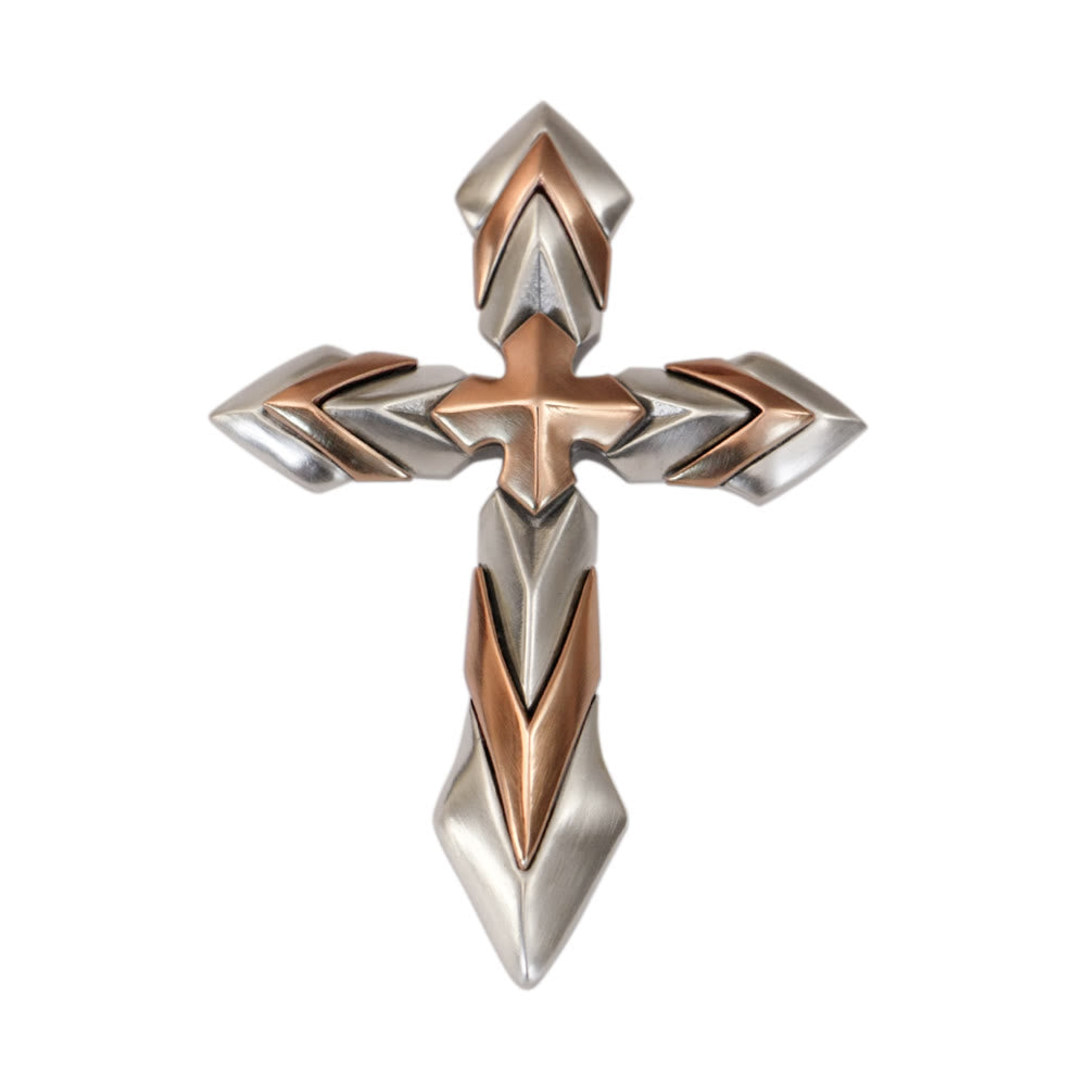 925 Sterling Silver Vintage & Classic Cross Necklace: A Modern Interpretation of the Sacred Sigil