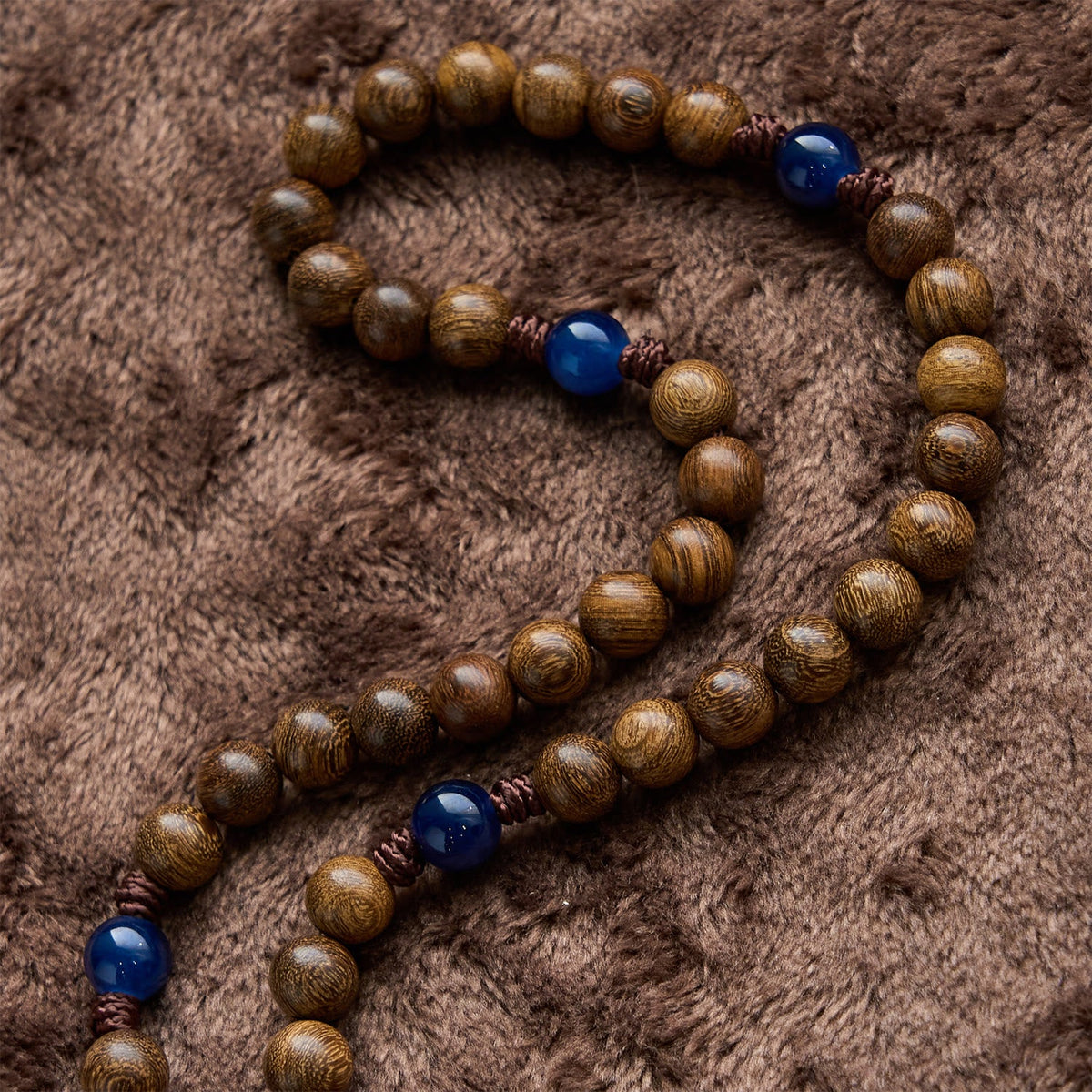 Handmade Gold sandalwood Rosary with Our Lady of Guadalupe: A Faithful Companion