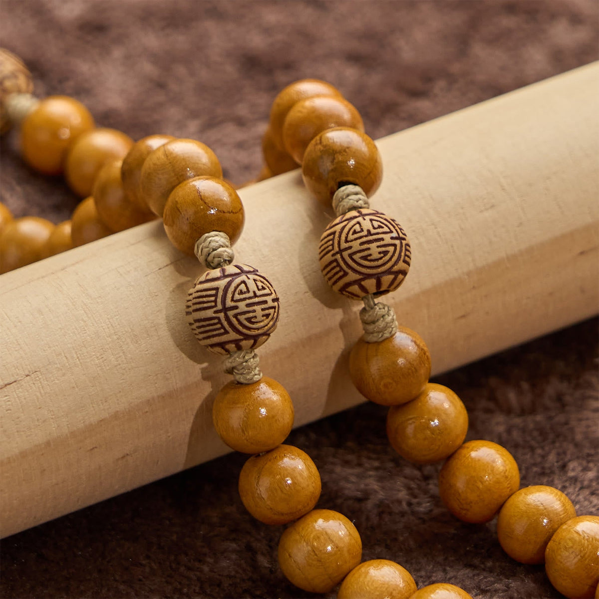 Jesus Is The Gift: 10mm Olive Wood Bead Handmade Rosary with Gift Card