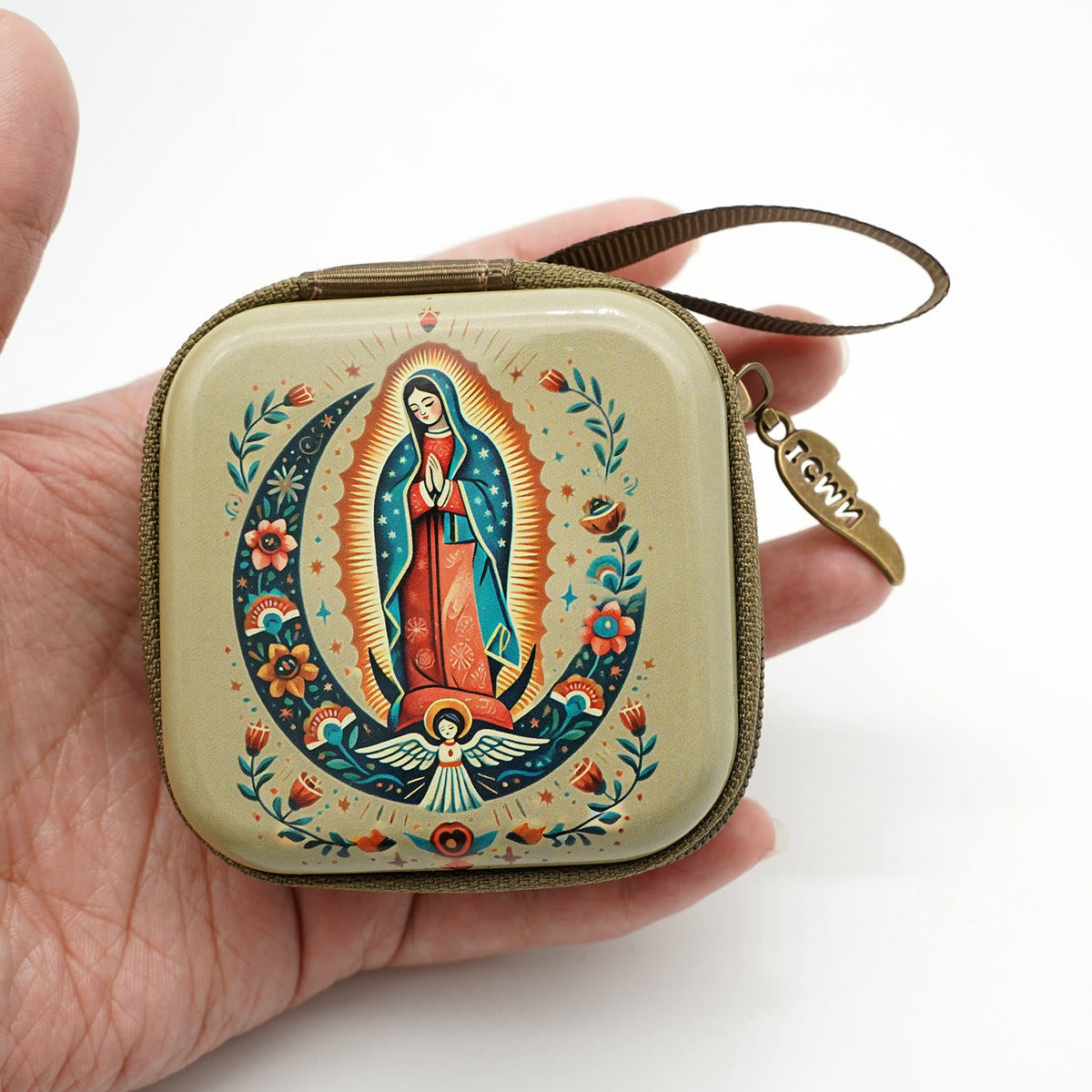 9 Patterns Cartoon Style Square Rosary Cases: A Beautiful Blend of Faith and Function