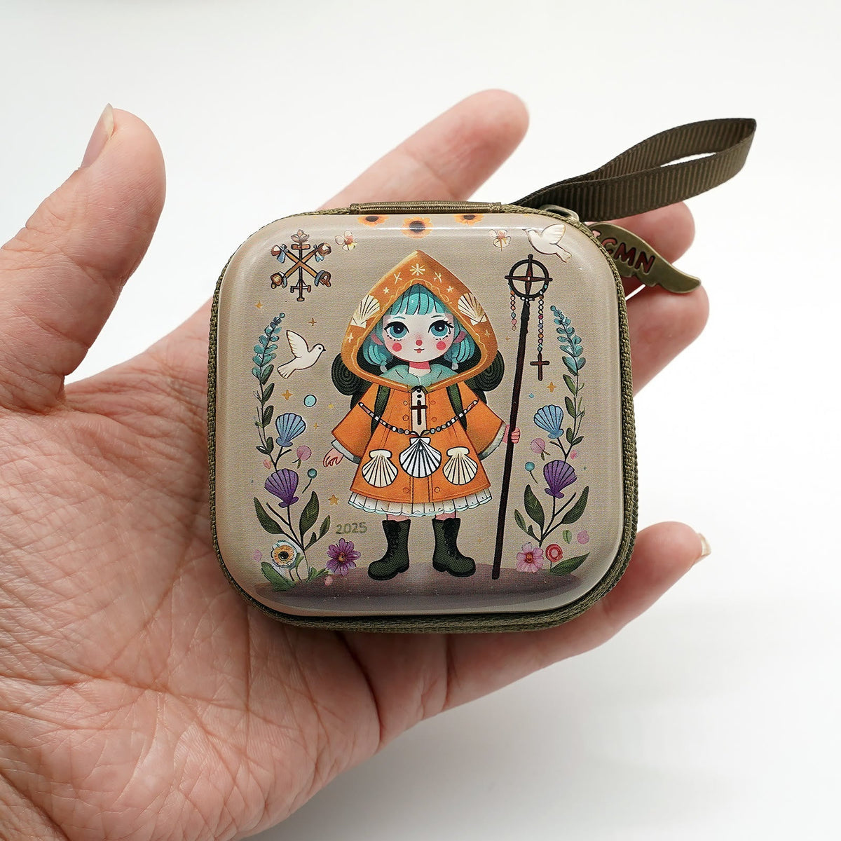 9 Patterns Cartoon Style Square Rosary Cases: A Beautiful Blend of Faith and Function