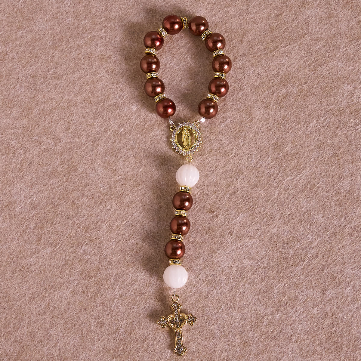 Marian Accent Pocket Rosary: Heavenly Guidance & Spiritual Connection
