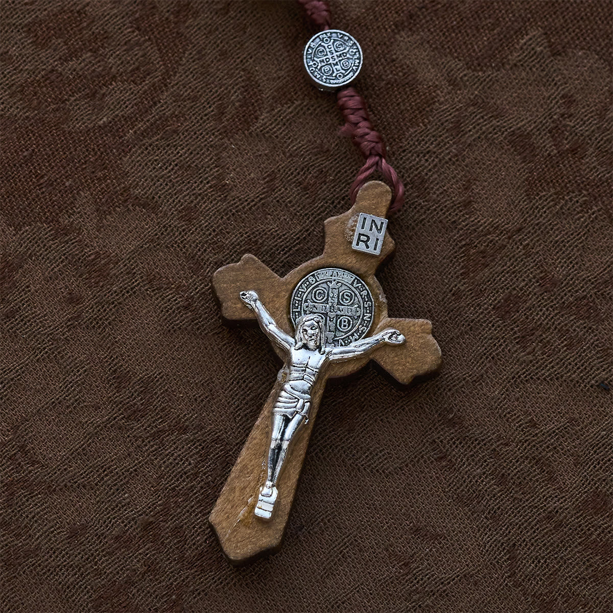 Beaded Rosary with St. Benedict Medal: Tender Faith for Prayer Moments