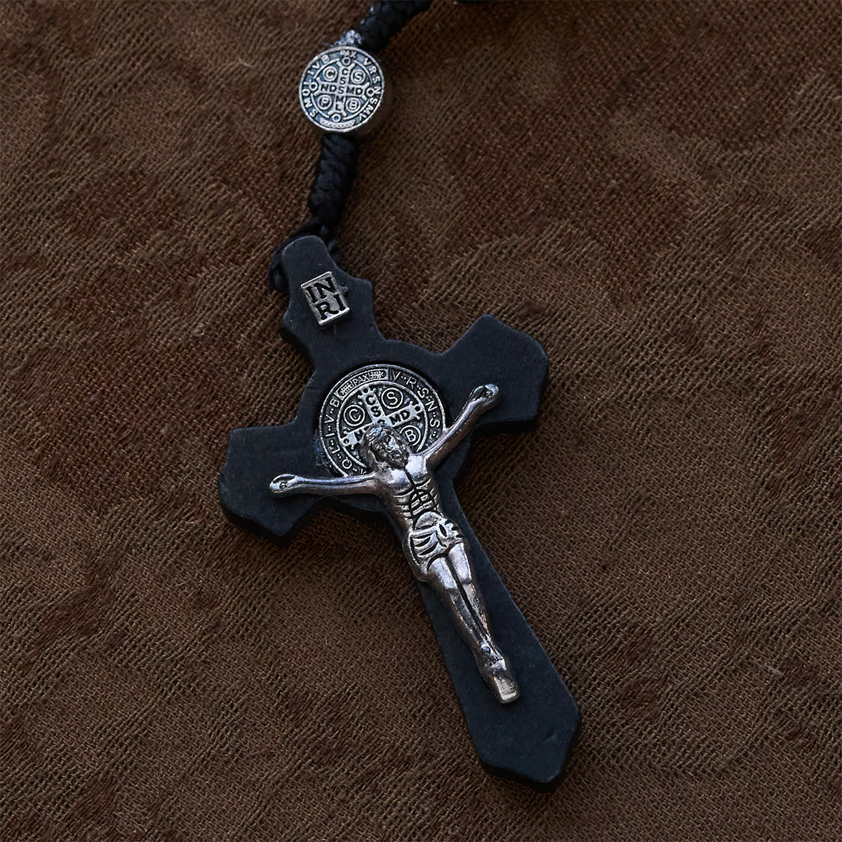 Beaded Rosary with St. Benedict Medal: Tender Faith for Prayer Moments