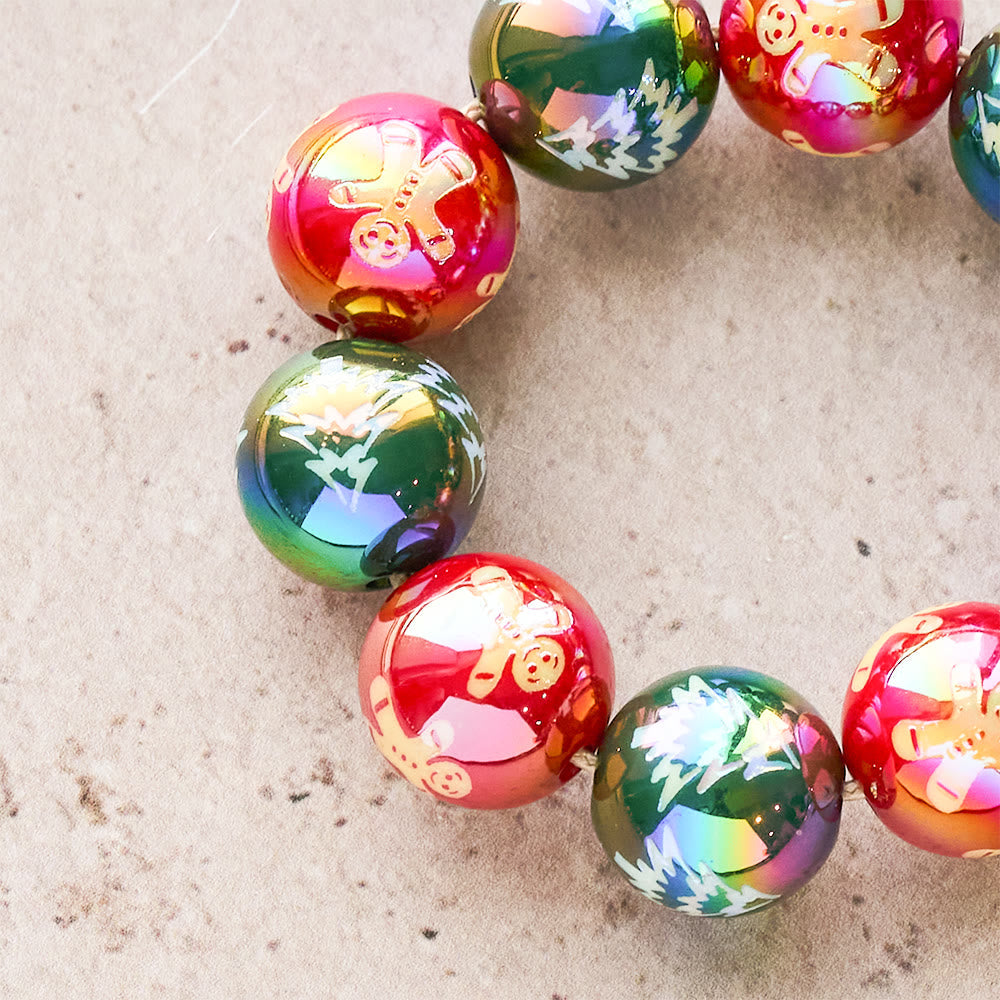 3-Style Christmas Holy Nativity Pocket Rosary: Christmas Shimmer Beads & Unique Birth Scene Pendants