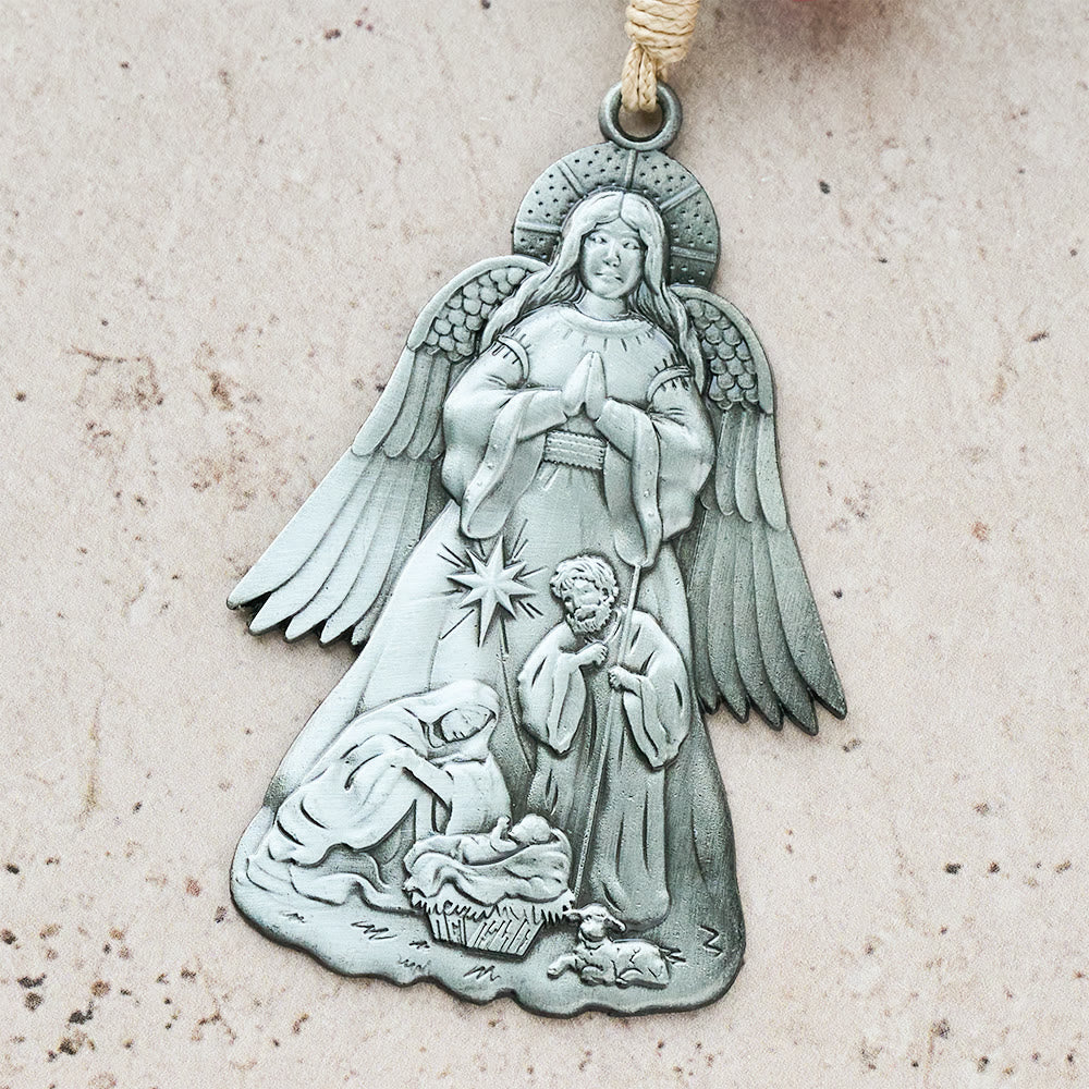3-Style Christmas Holy Nativity Pocket Rosary: Christmas Shimmer Beads & Unique Birth Scene Pendants