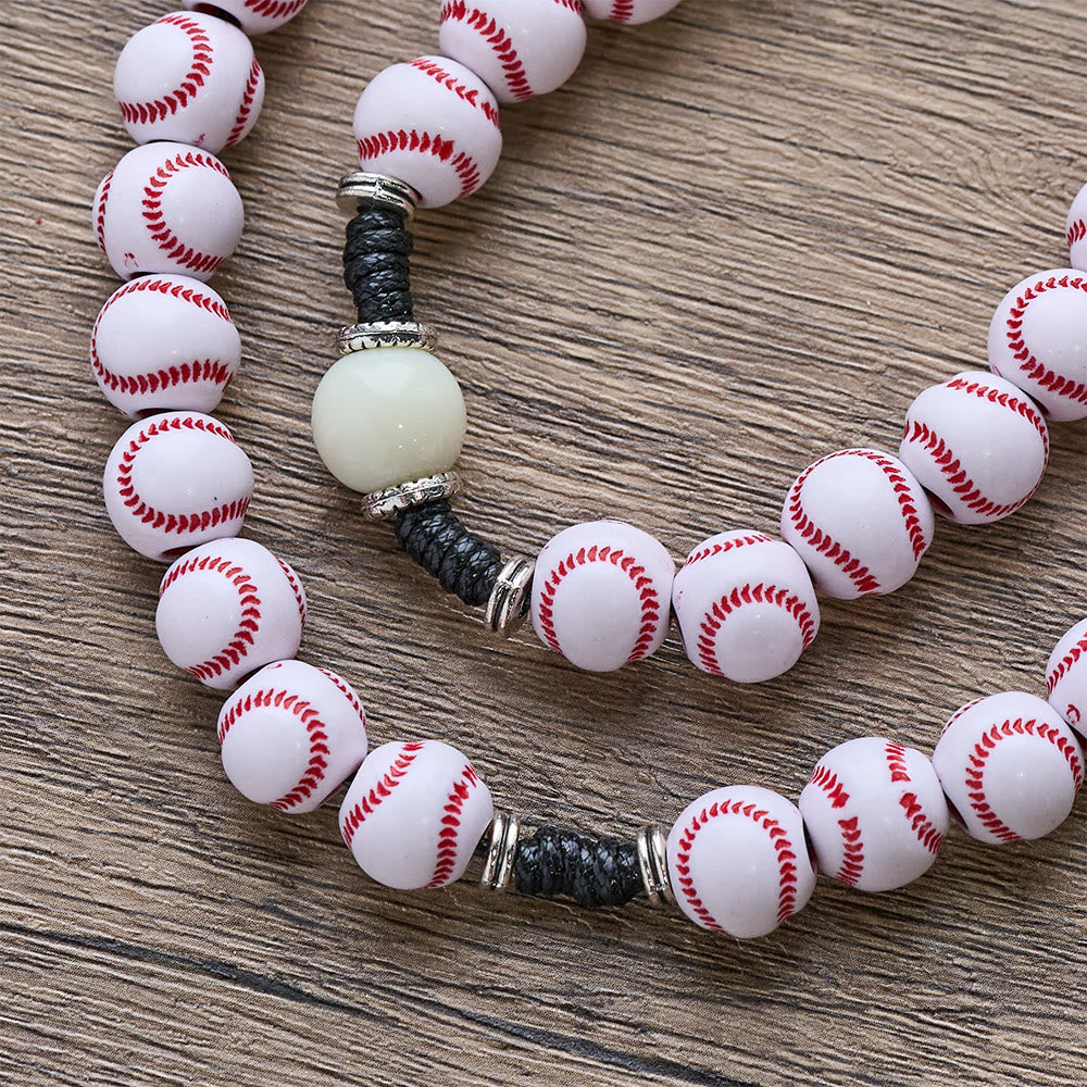 Baseball-Themed Rosary with Crucifix: Faith & Passion for Sports Lovers