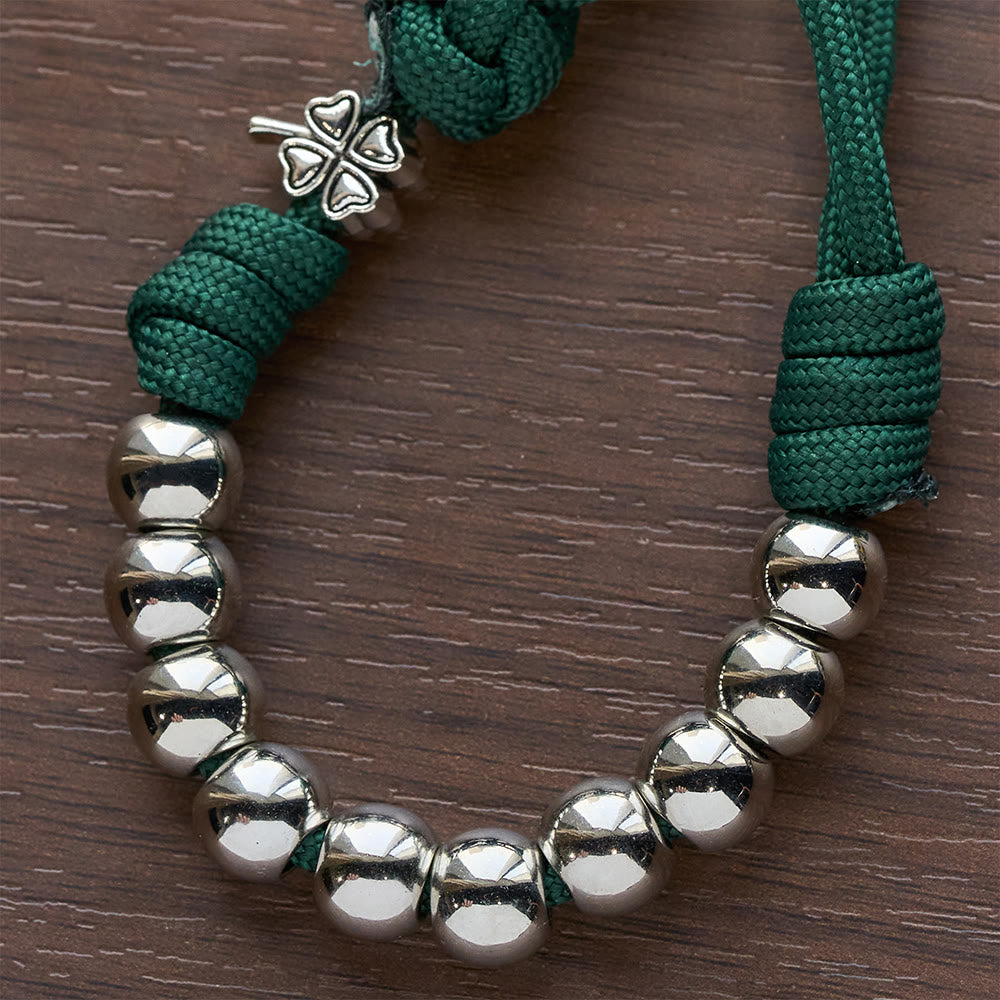 Irish Blessing Paracord Pocket Rosary with Celtic Crucifix