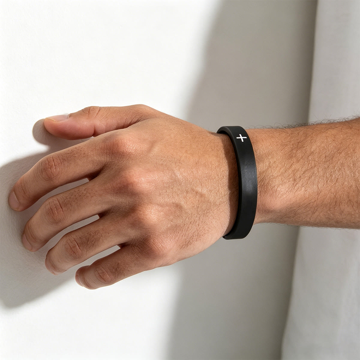 Matthew 19:26 Bible Verse Cross Cuff Bracelet: With God All Things Are Possible Faith Symbol