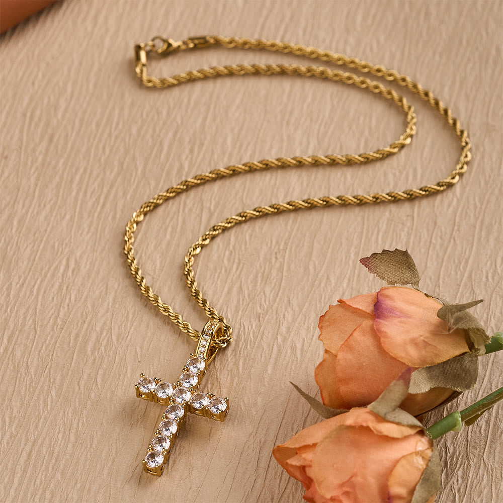 Rotating Our Lady of Guadalupe Medallion Necklace with Double Zircon Halo: A Reminder of Divine Grace