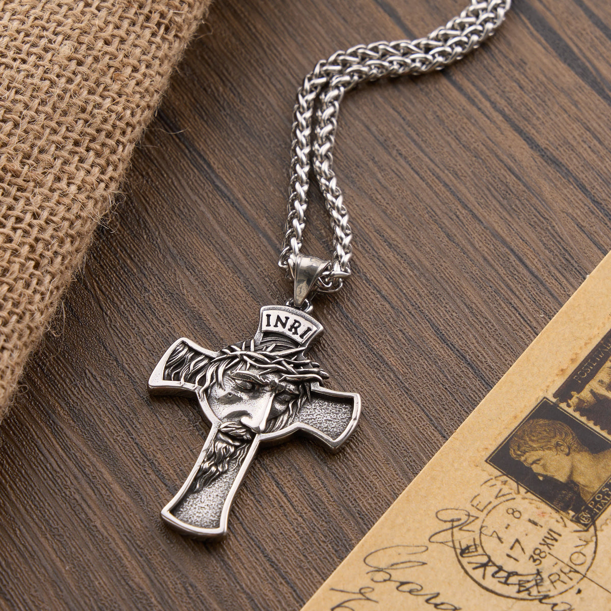 Jesus Cross Jewelry Necklace