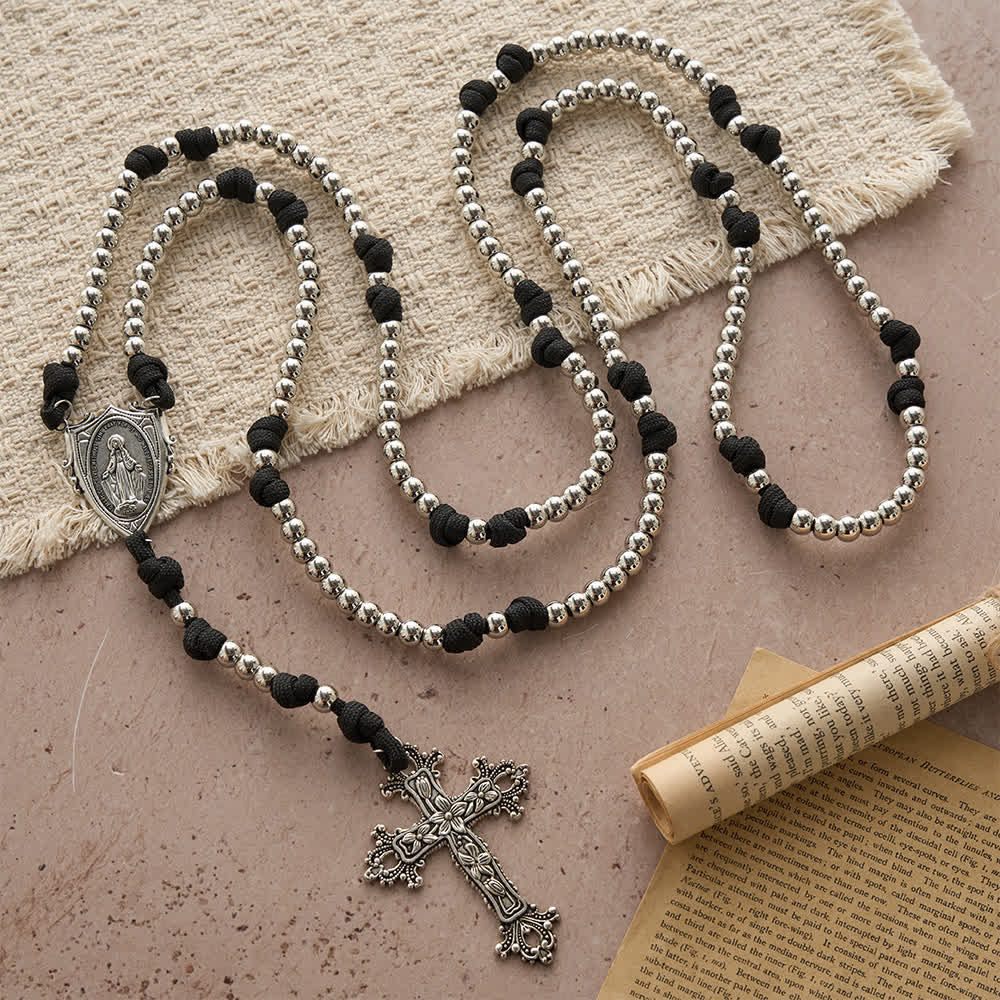 Rugged Plastic Beads Paracord 15-Decade Rosary: Carry Our Lady's Grace Wherever You Go