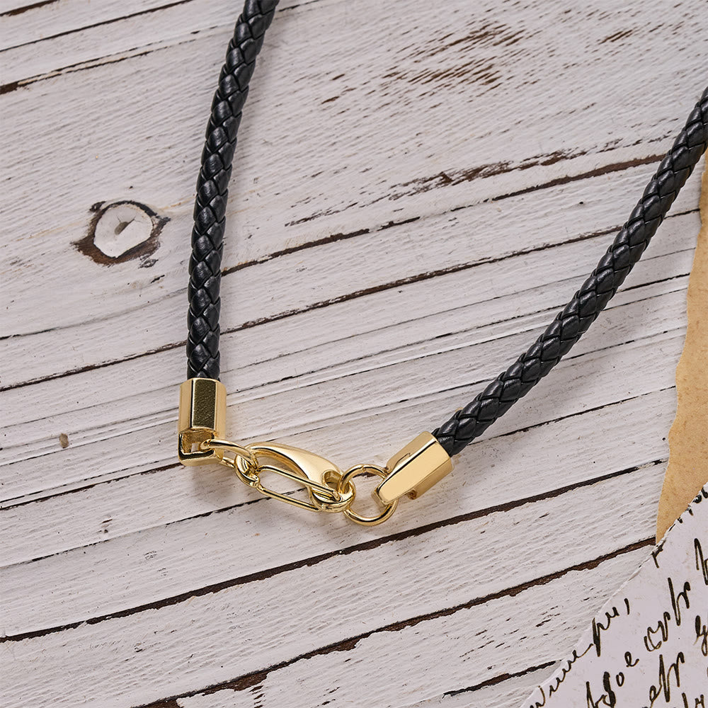 Luxury Style Crucifix Jesus Cross Black-gold Alloy Pendant Necklace
