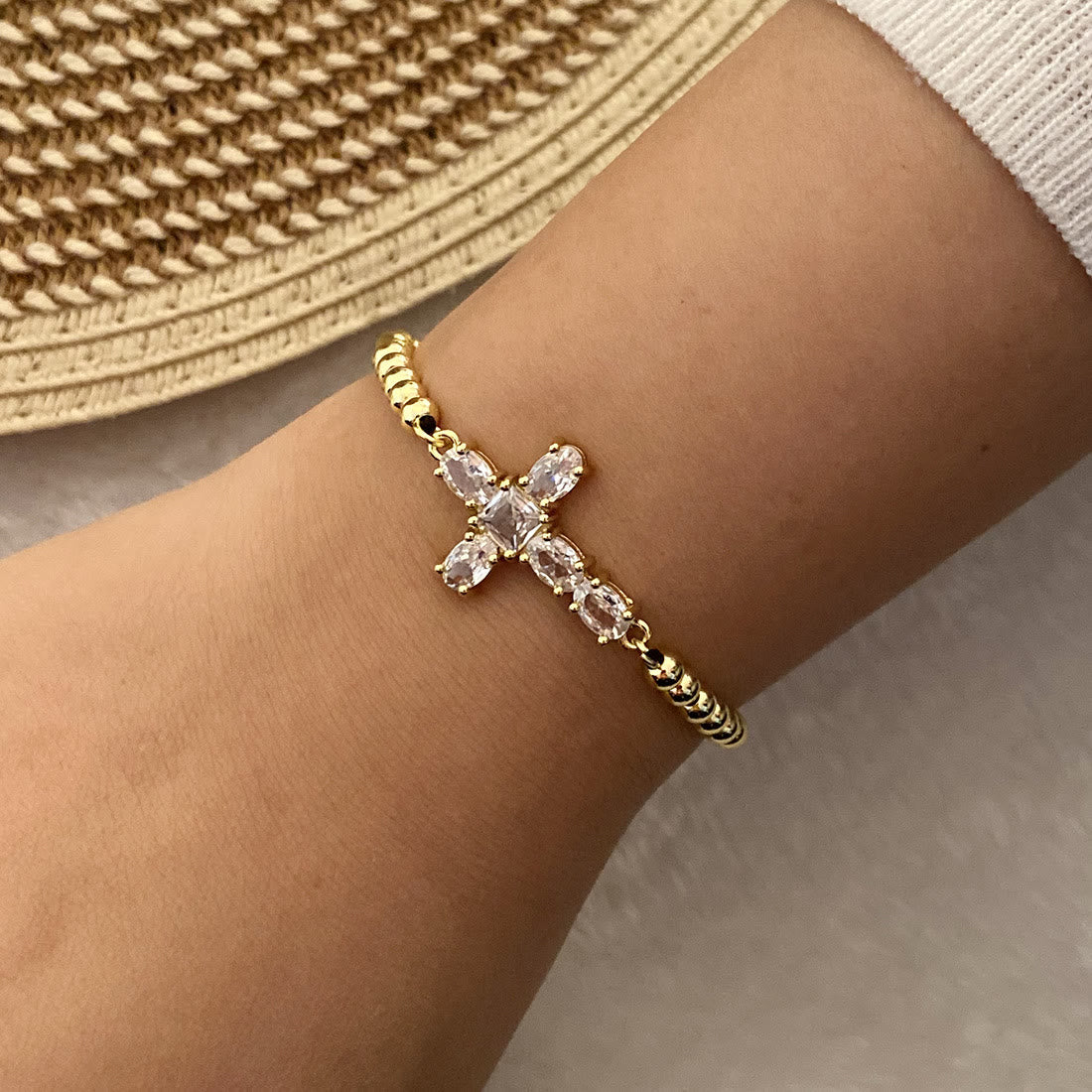 Multi‑Style Cross Charm Pull‑Cord Bracelet: Emblem of Abiding Spiritual Grace