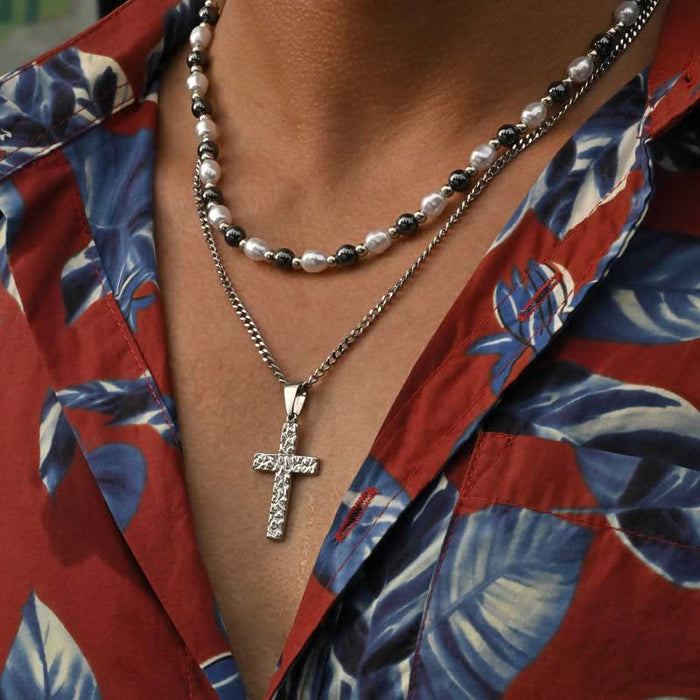 Layer‑Ready Cross Crucifix Pendant Necklace Keepsake Of Quiet Sacred Resolve