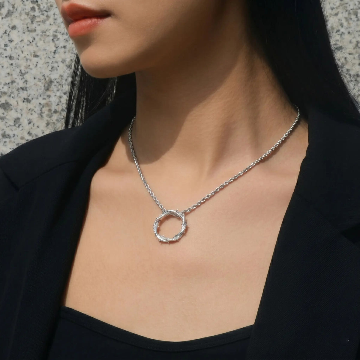 Crown of Thorns Zircon Necklace: A Symbol of Christ’s Redemptive Sacrifice
