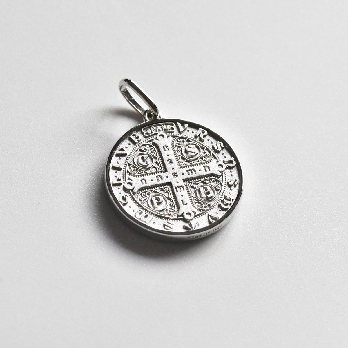 High‑Relief St. Benedict Portrait Medal Necklace: Sign Of Divine Fortification