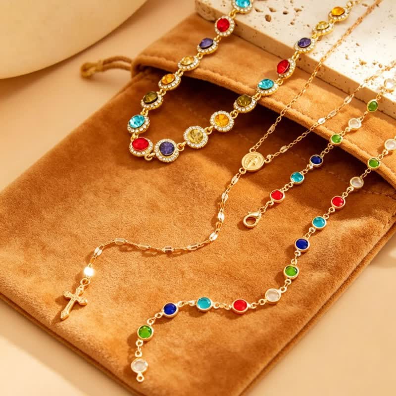 Elegant Y-Shape Cross Layered Necklace: Symbol Of Calm Abiding Peace