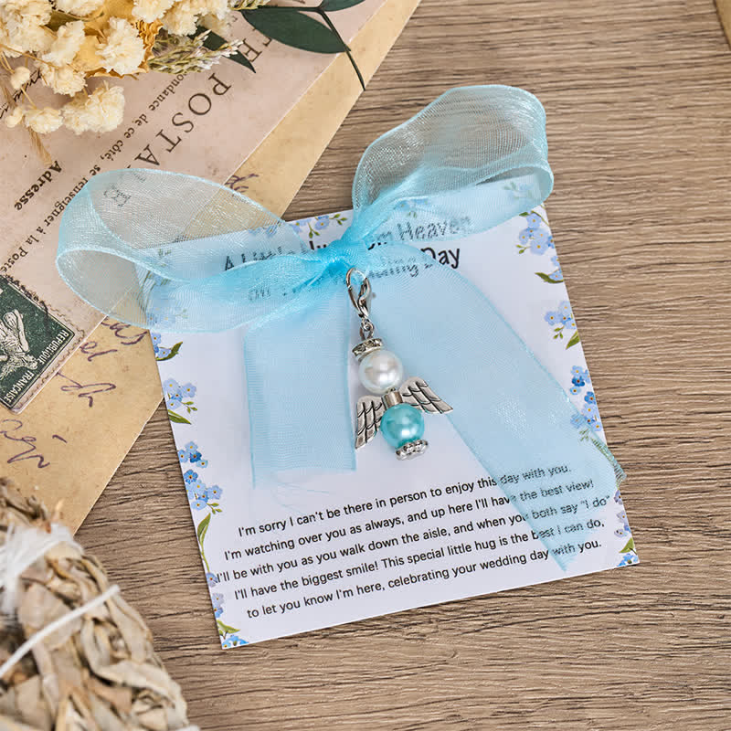 Pearl Keepsake Brooch Charm with Heavenly Symbols: Symbol of Gentle Guardianship