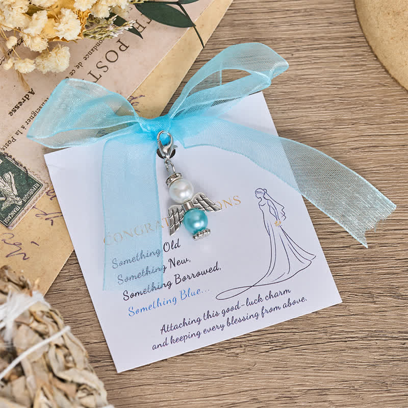 Pearl Keepsake Brooch Charm with Heavenly Symbols: Symbol of Gentle Guardianship