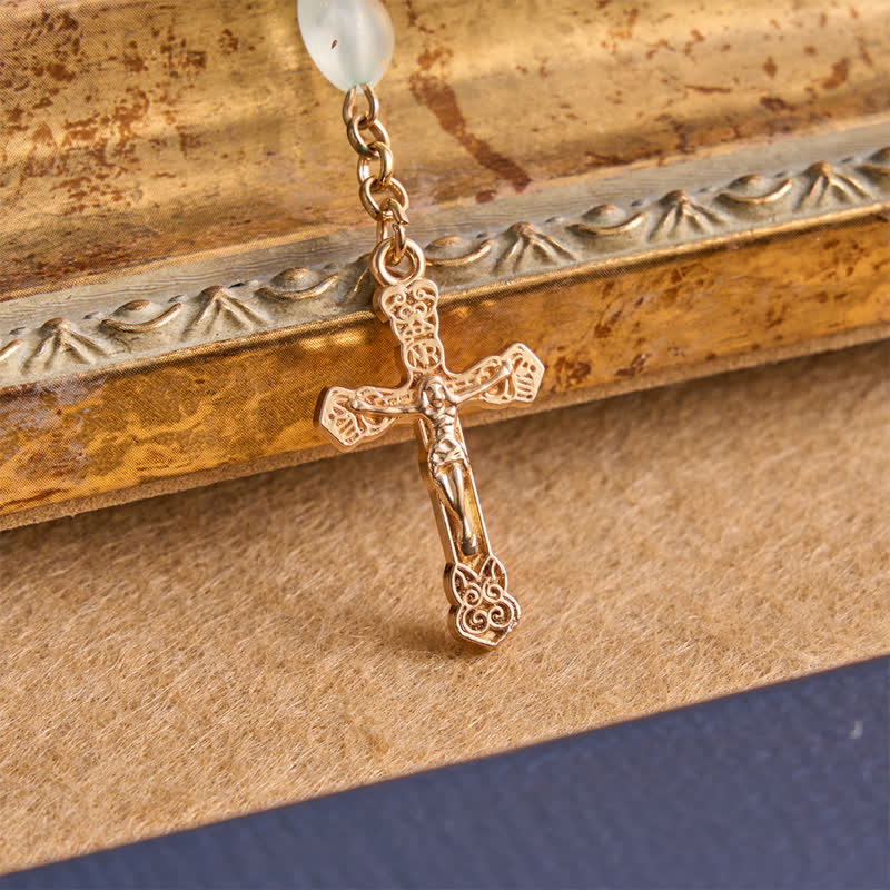 Starburst Our Lady of Luján Heart Rosary: Token of Enduring Grace