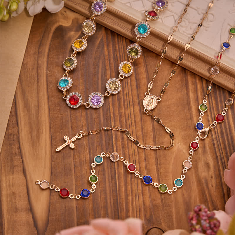 Layered Cross Necklace Set: Multistrand Faith & Fashion-Forward Expression
