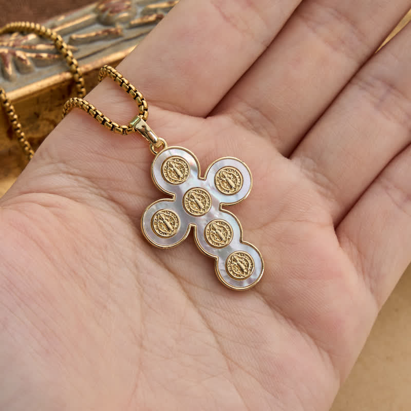 St. Benedict Four‑Way Cross Copper Necklace: Emblem Of Abiding Heavenly Shelter