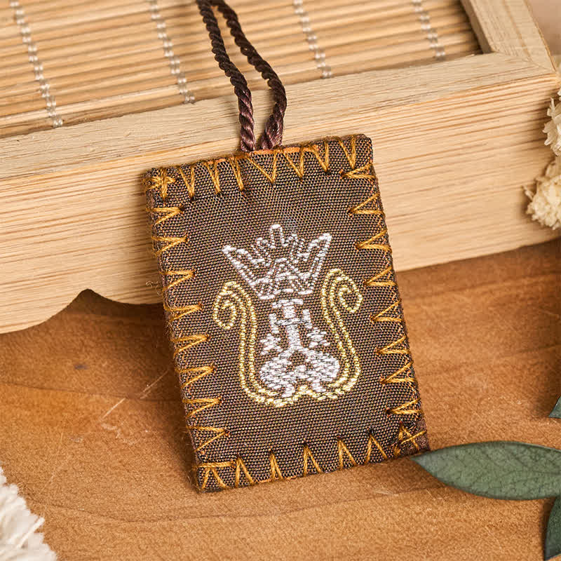 Dual‑Panel Soft Textile Scapular Set With Our Lady: Symbol of Serene Grace