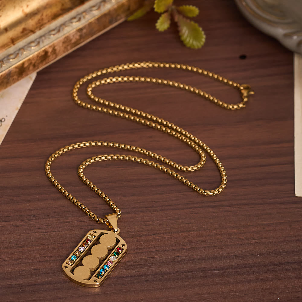 Polished St. Benedict Medallion Necklace: Token Of Soothing Daily Spiritual Calm