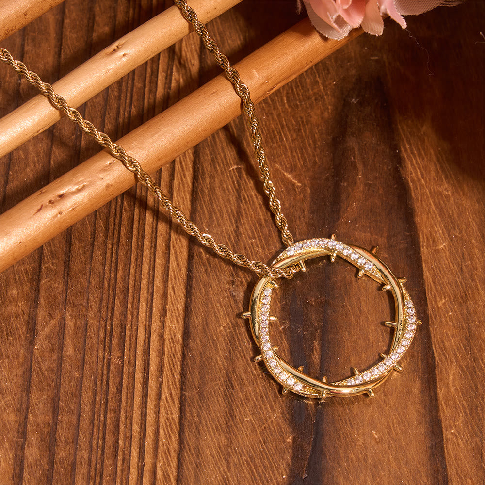 Crown of Thorns Zircon Necklace: A Symbol of Christ’s Redemptive Sacrifice