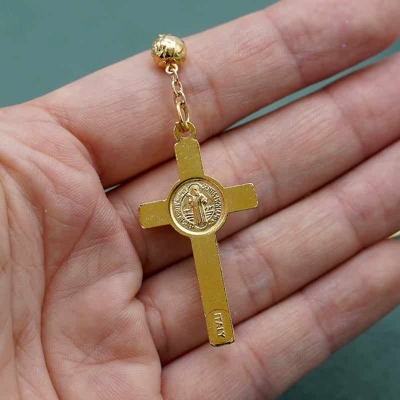 St. Benedict Golden Classic Rosary