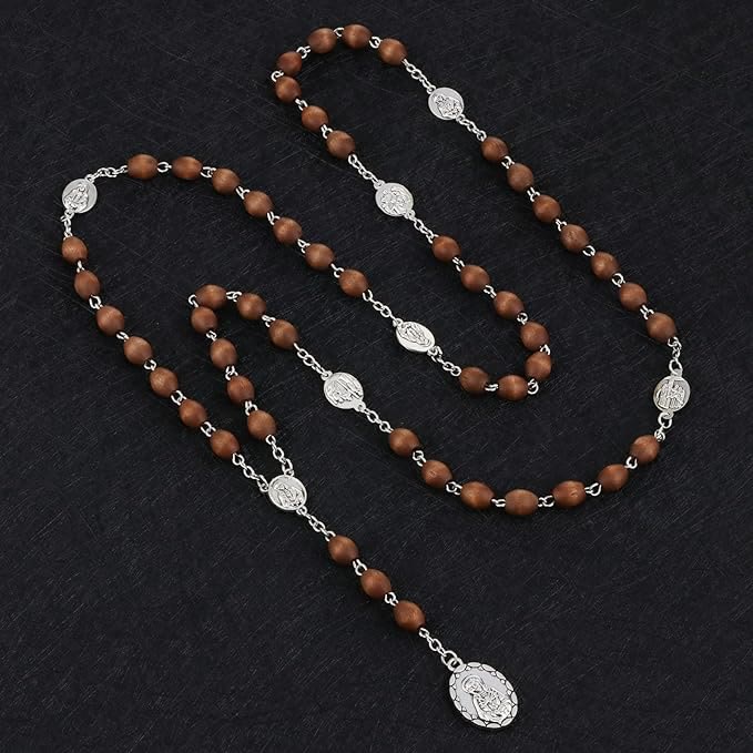 Seven Sorrows Olive Wood Rosary of the Virgin Mary