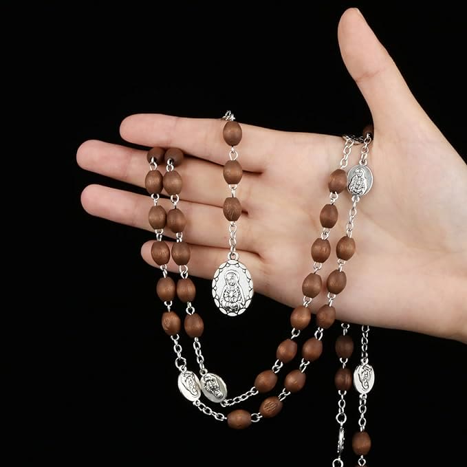 Seven Sorrows Olive Wood Rosary of the Virgin Mary