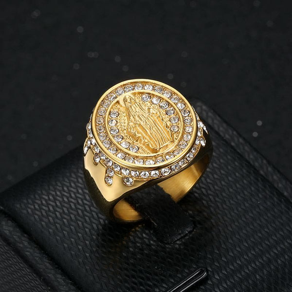 Virgin Mary Stainless Steel Catholic Ring