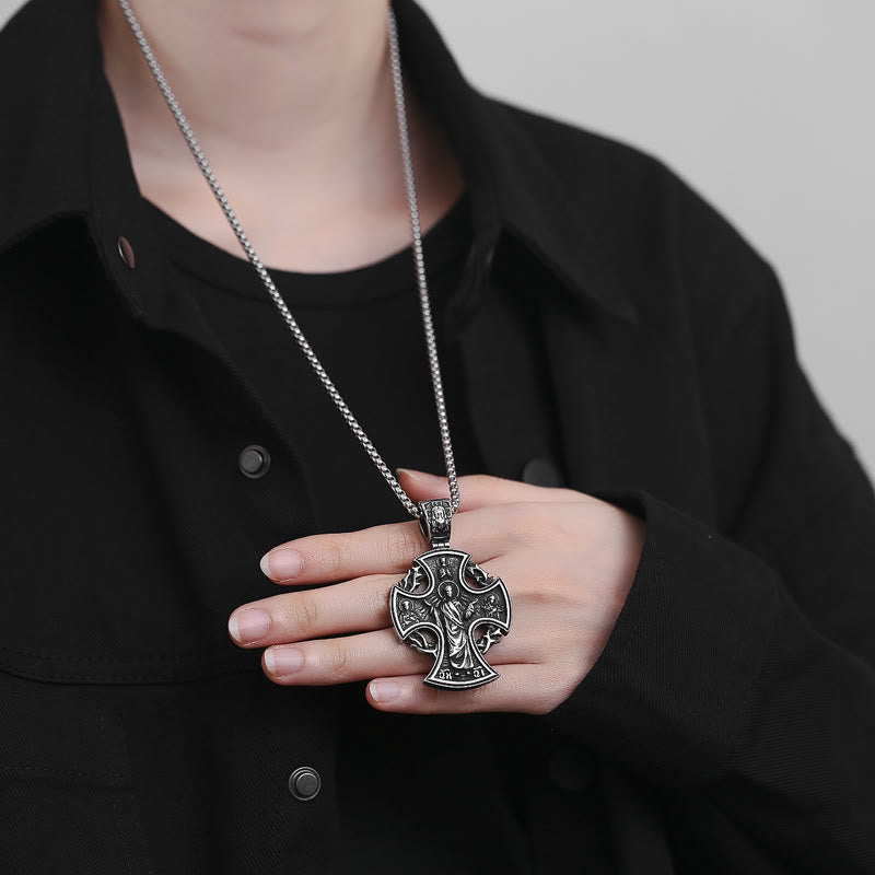 St. Benedict the Protector & St. Micheal the Archangel Necklace