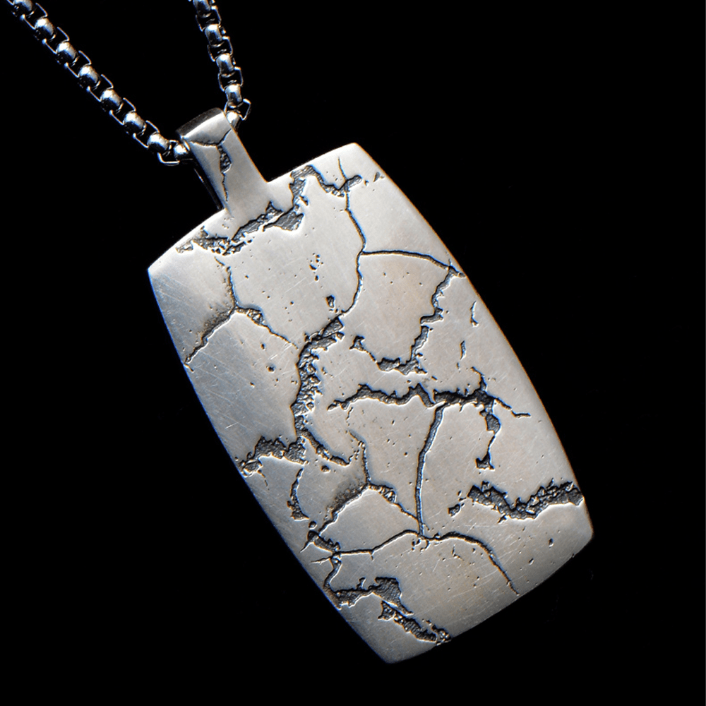 925 Sterling Silver Retro Style Star of Bethlehem Pendant Necklace