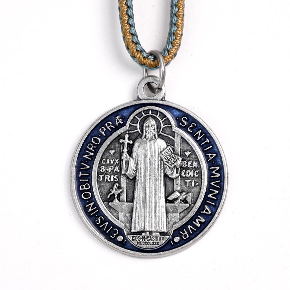 Olive Wood Saint Benedict Medal Decade Rosary