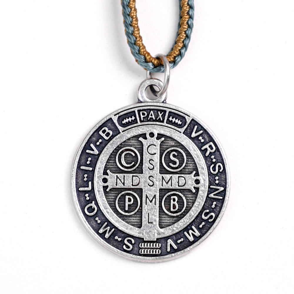 Olive Wood Saint Benedict Medal Decade Rosary