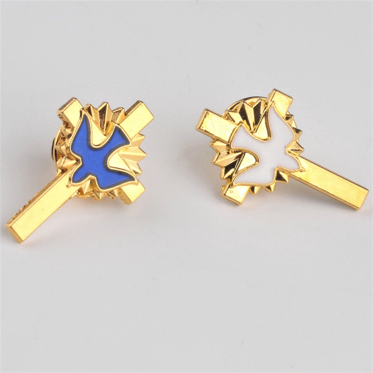 4pcs/set Retro Style Holy Spirit Cross Anti-exposure Pin Fashion Religion Brooch