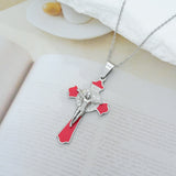 Silver Tone-RED